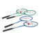 Demir Badminton Eğitim Raketle Raketler Mekik Bat ve Top ABS